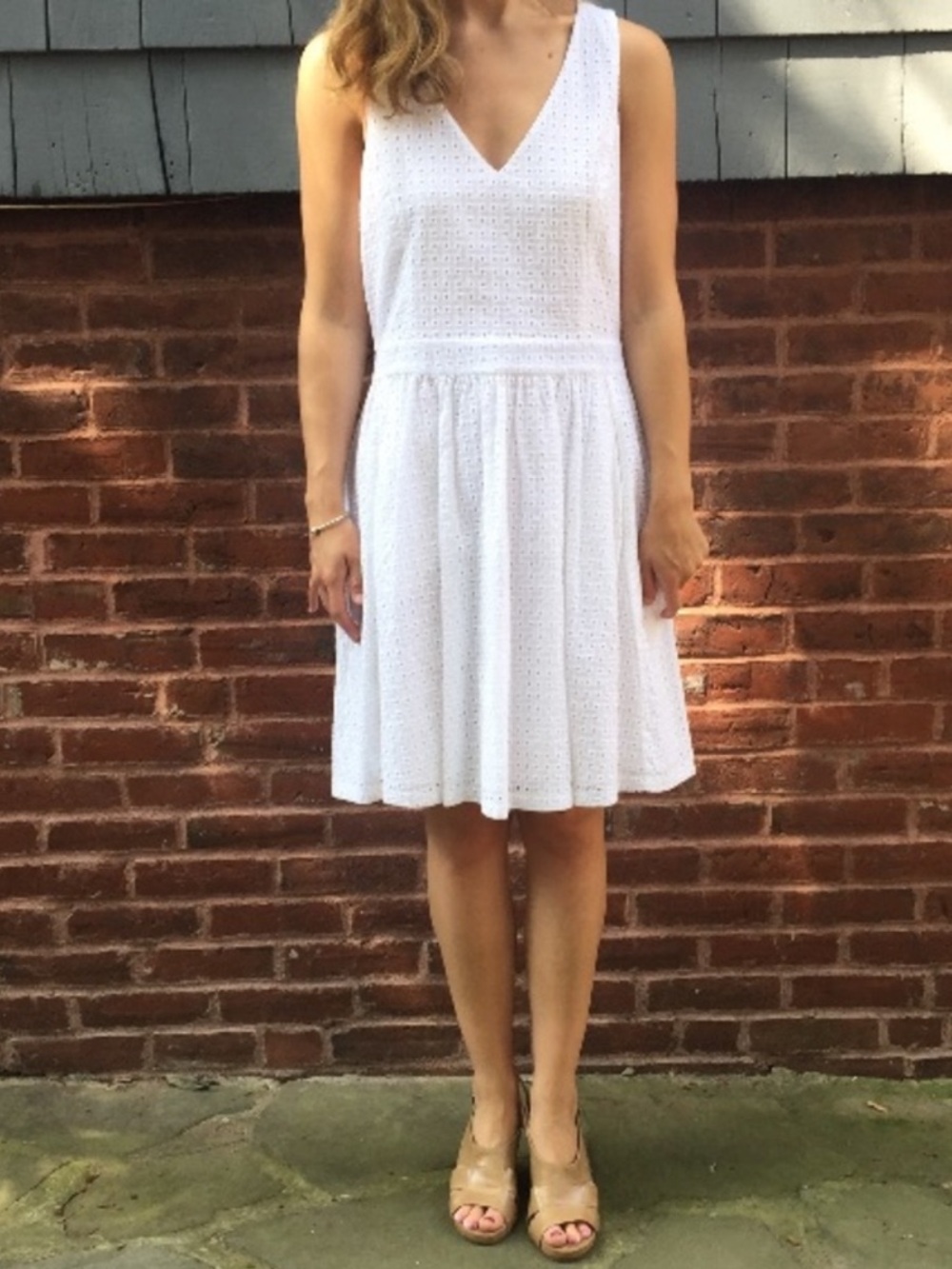 Gap Eyelet White Dress 16